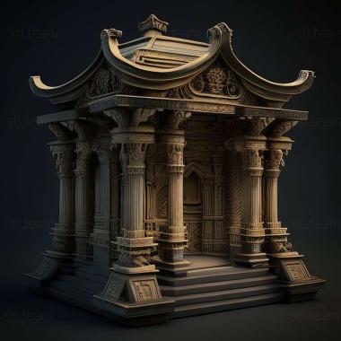 3D model Temple (STL)